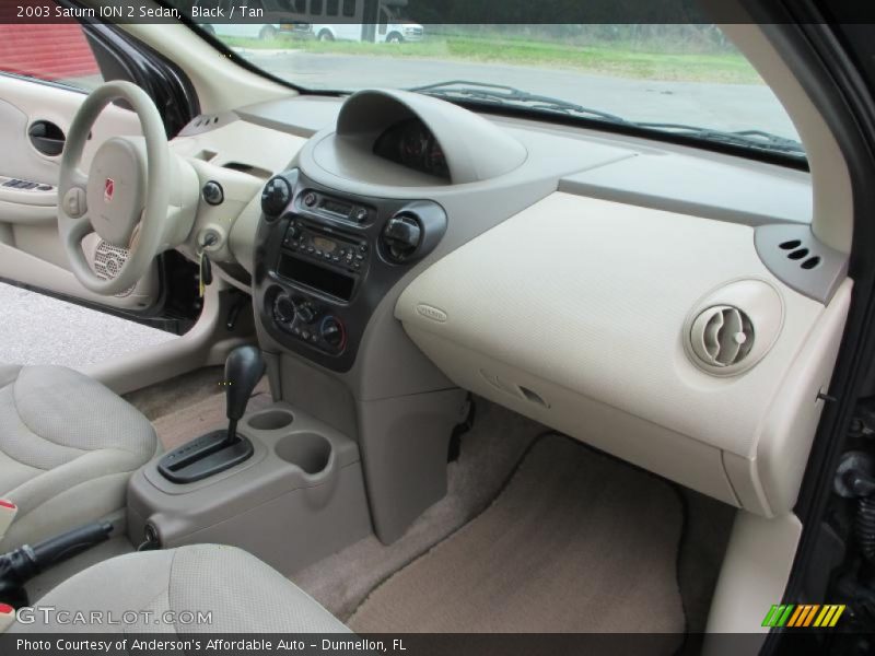 Black / Tan 2003 Saturn ION 2 Sedan