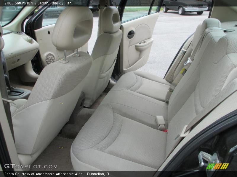 Black / Tan 2003 Saturn ION 2 Sedan