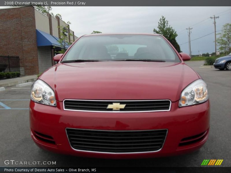 Precision Red / Gray 2008 Chevrolet Impala LS