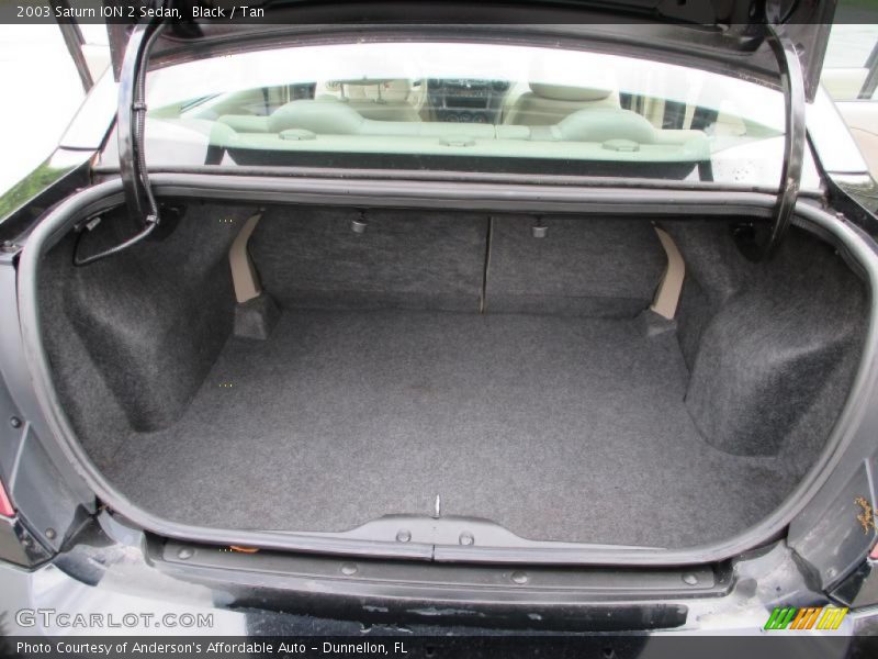 Black / Tan 2003 Saturn ION 2 Sedan