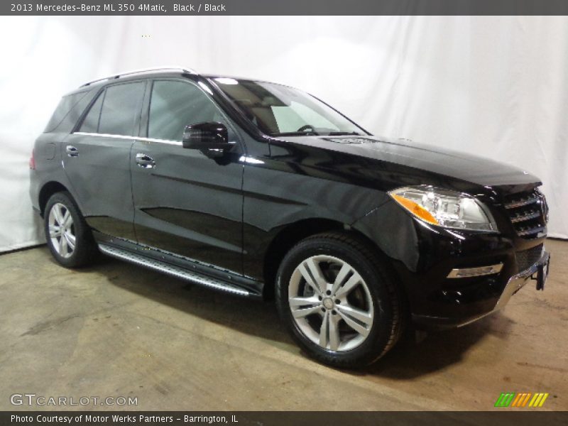 Black / Black 2013 Mercedes-Benz ML 350 4Matic