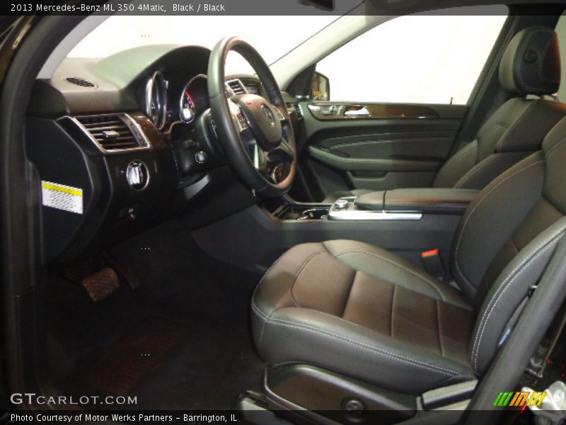Black / Black 2013 Mercedes-Benz ML 350 4Matic