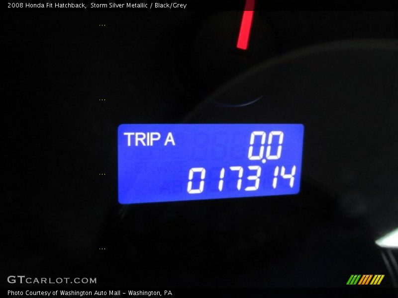 Storm Silver Metallic / Black/Grey 2008 Honda Fit Hatchback