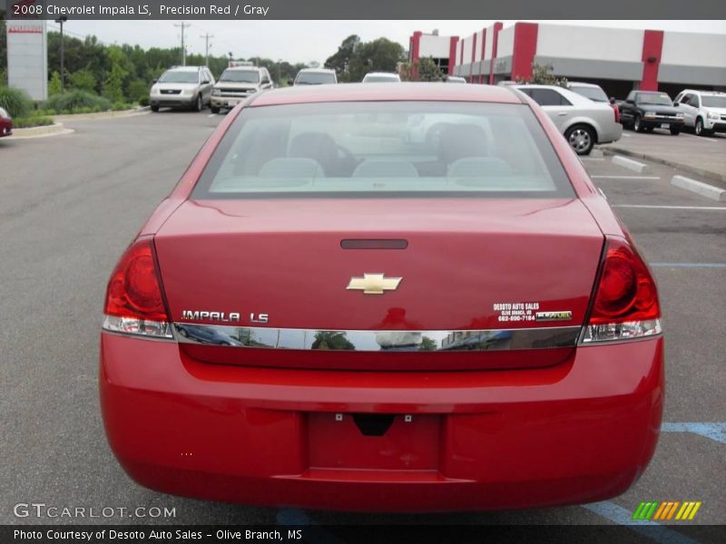 Precision Red / Gray 2008 Chevrolet Impala LS