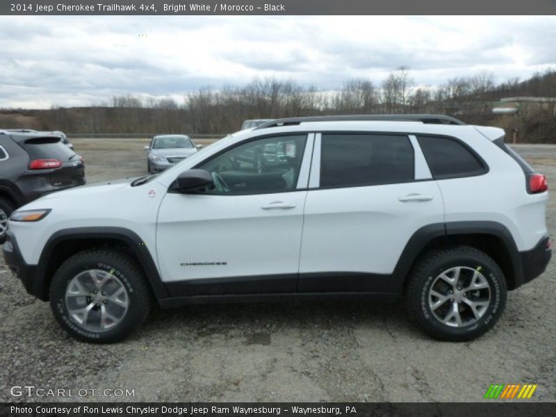 Bright White / Morocco - Black 2014 Jeep Cherokee Trailhawk 4x4