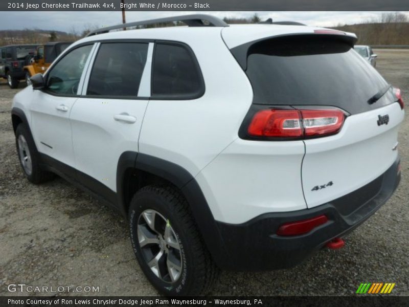 Bright White / Morocco - Black 2014 Jeep Cherokee Trailhawk 4x4