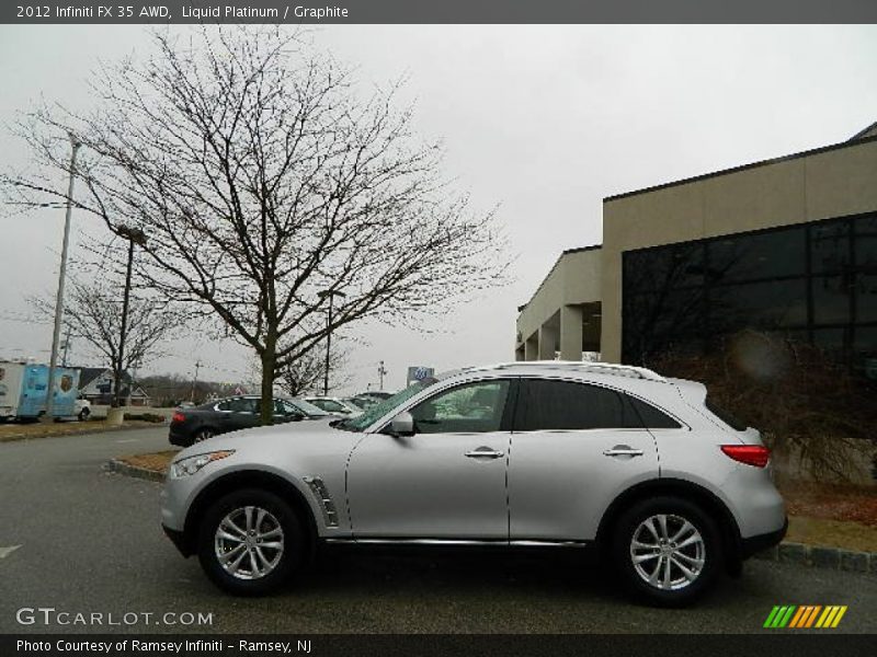 Liquid Platinum / Graphite 2012 Infiniti FX 35 AWD