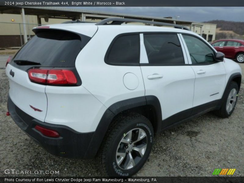 Bright White / Morocco - Black 2014 Jeep Cherokee Trailhawk 4x4