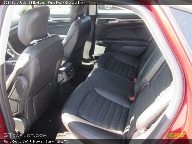 Ruby Red / Charcoal Black 2014 Ford Fusion SE EcoBoost