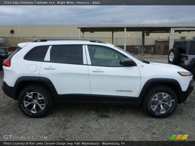 Bright White / Morocco - Black 2014 Jeep Cherokee Trailhawk 4x4
