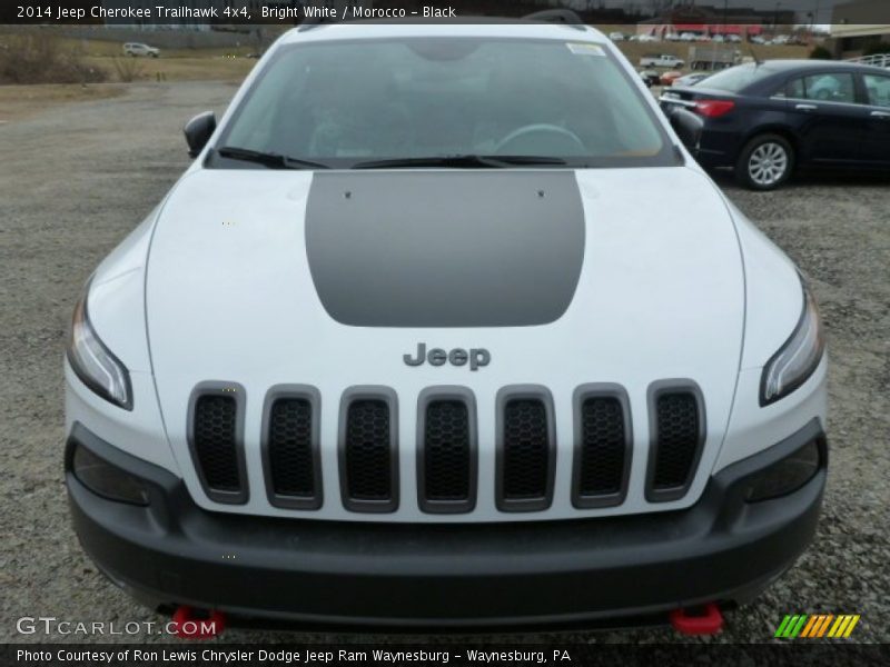 Bright White / Morocco - Black 2014 Jeep Cherokee Trailhawk 4x4