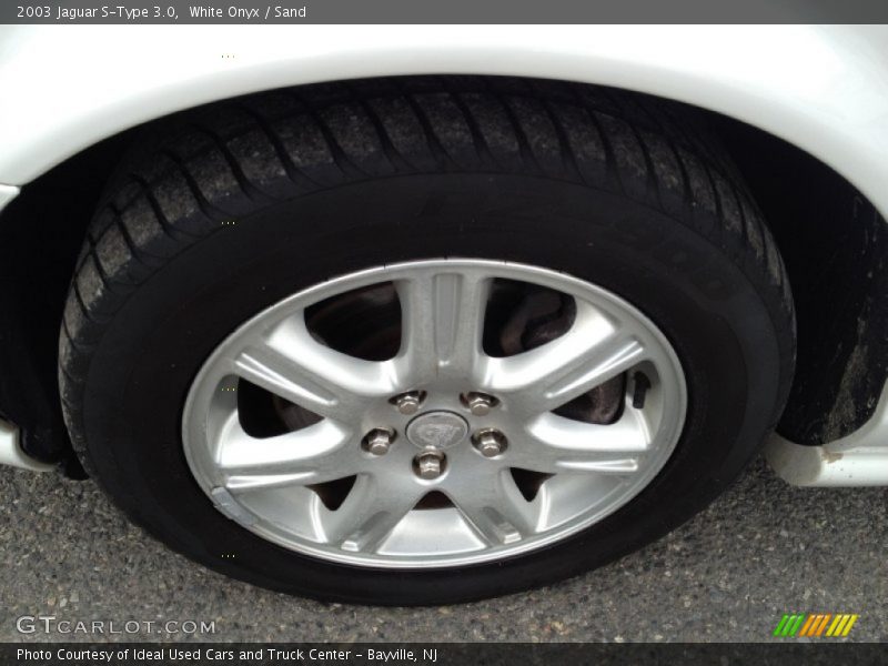 White Onyx / Sand 2003 Jaguar S-Type 3.0