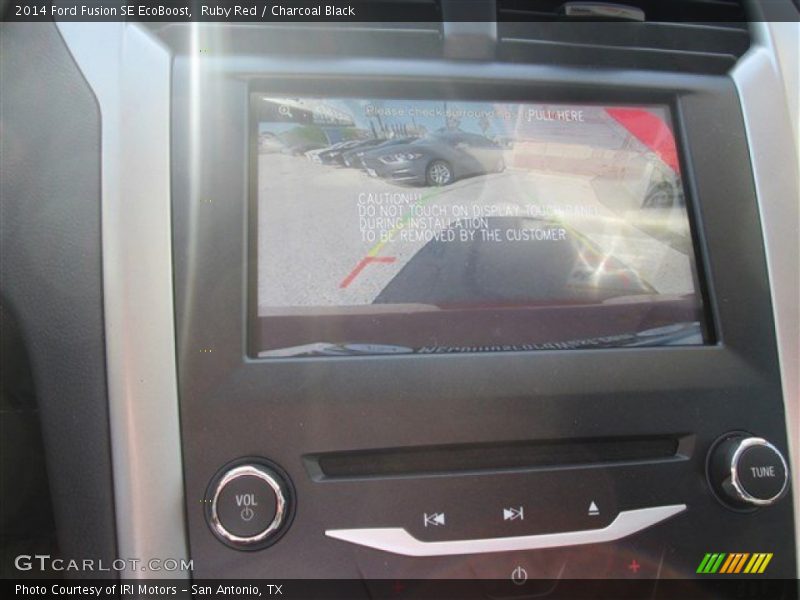 Ruby Red / Charcoal Black 2014 Ford Fusion SE EcoBoost
