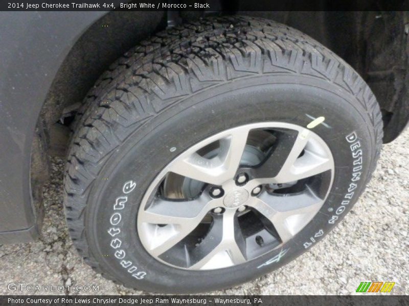 Bright White / Morocco - Black 2014 Jeep Cherokee Trailhawk 4x4