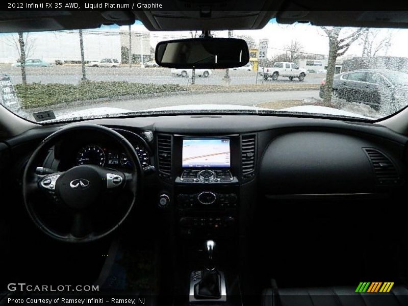Liquid Platinum / Graphite 2012 Infiniti FX 35 AWD