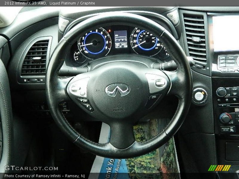 Liquid Platinum / Graphite 2012 Infiniti FX 35 AWD