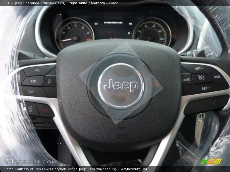 Bright White / Morocco - Black 2014 Jeep Cherokee Trailhawk 4x4