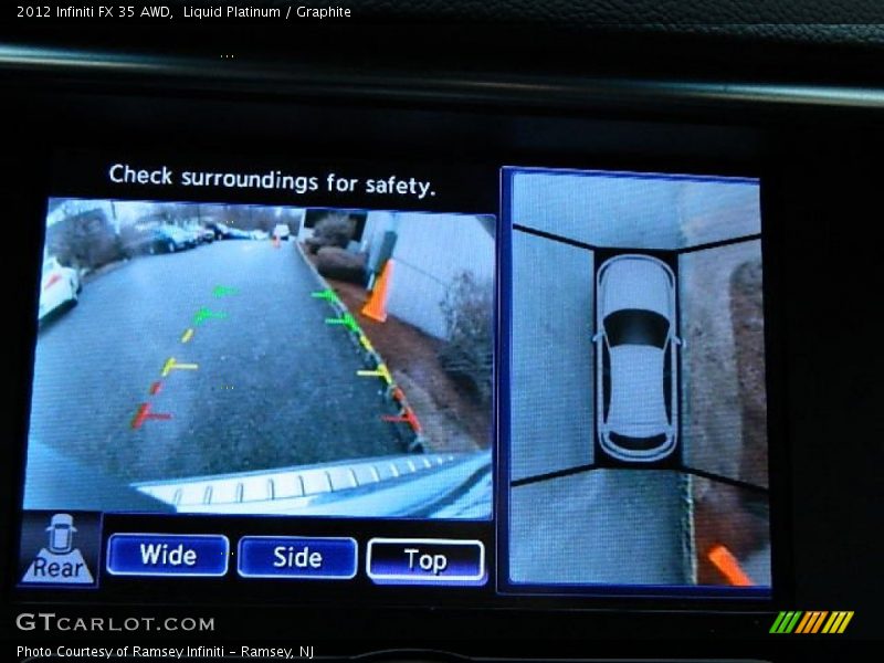 Liquid Platinum / Graphite 2012 Infiniti FX 35 AWD