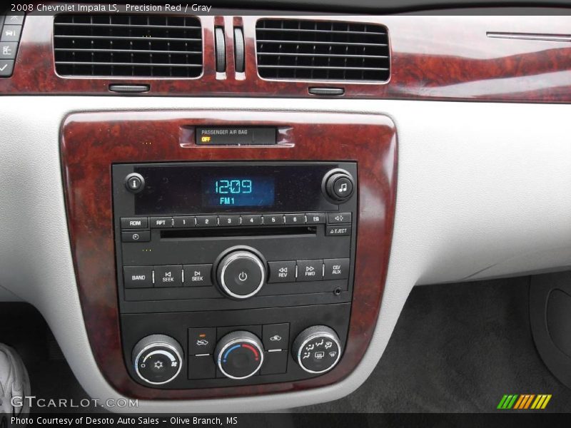 Precision Red / Gray 2008 Chevrolet Impala LS