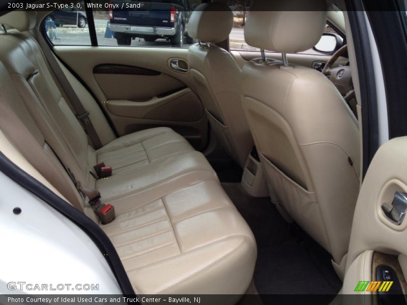 White Onyx / Sand 2003 Jaguar S-Type 3.0