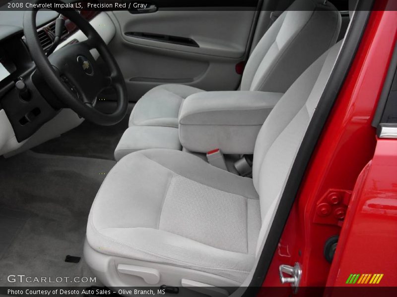 Precision Red / Gray 2008 Chevrolet Impala LS