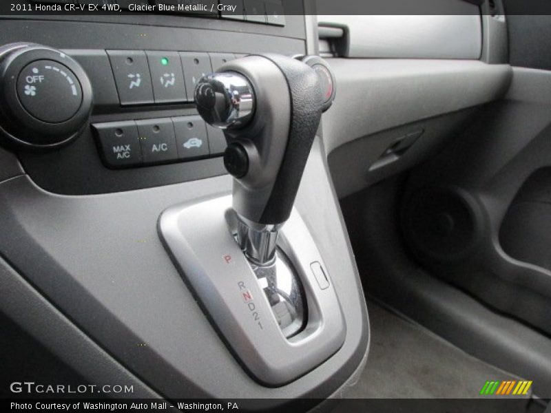 Glacier Blue Metallic / Gray 2011 Honda CR-V EX 4WD
