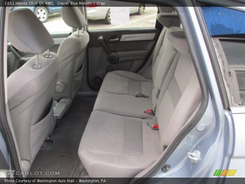 Glacier Blue Metallic / Gray 2011 Honda CR-V EX 4WD
