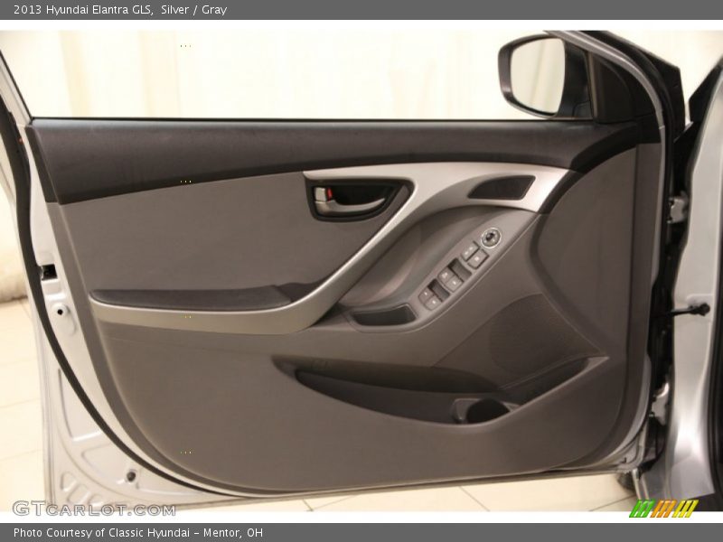 Silver / Gray 2013 Hyundai Elantra GLS