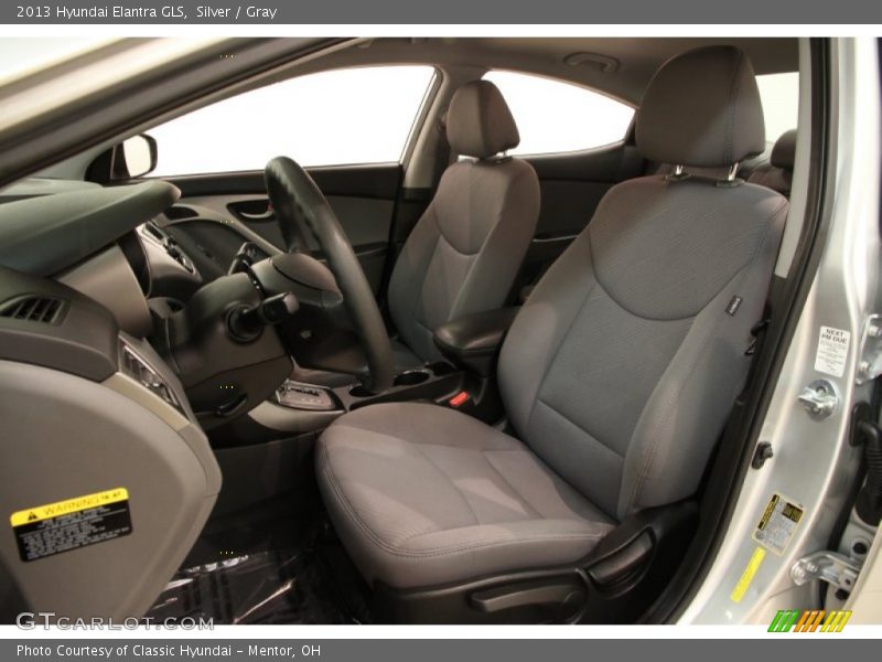 Silver / Gray 2013 Hyundai Elantra GLS