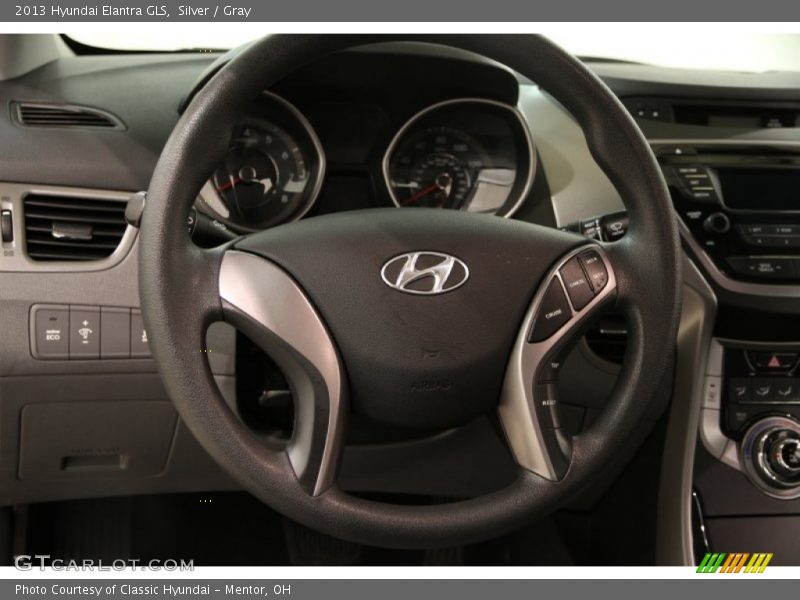 Silver / Gray 2013 Hyundai Elantra GLS