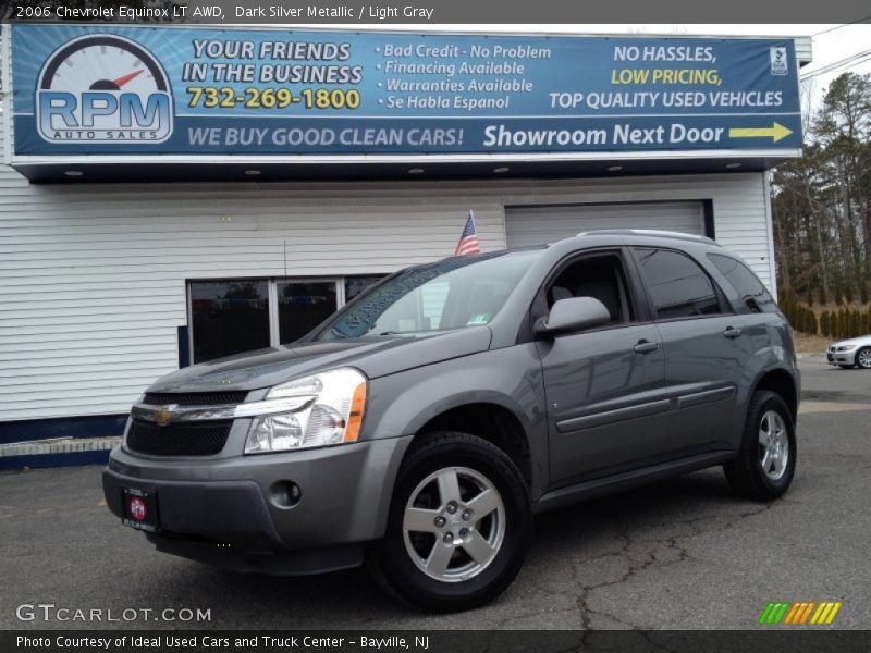Dark Silver Metallic / Light Gray 2006 Chevrolet Equinox LT AWD