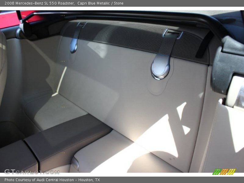 Capri Blue Metallic / Stone 2008 Mercedes-Benz SL 550 Roadster