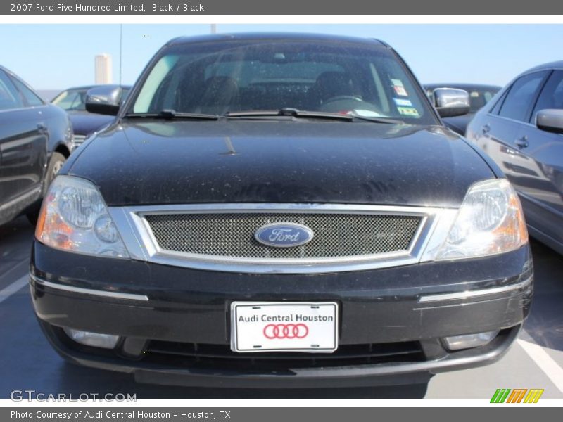 Black / Black 2007 Ford Five Hundred Limited