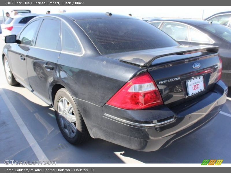 Black / Black 2007 Ford Five Hundred Limited