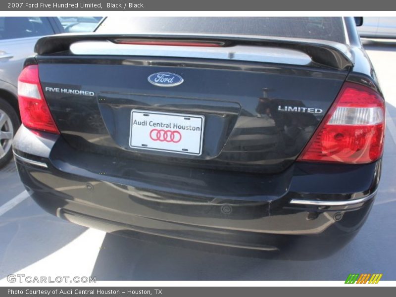 Black / Black 2007 Ford Five Hundred Limited