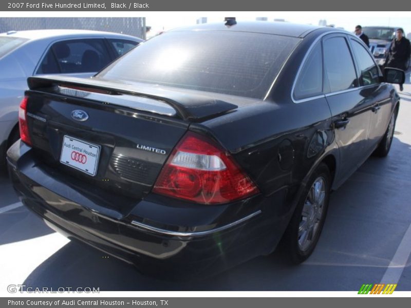 Black / Black 2007 Ford Five Hundred Limited