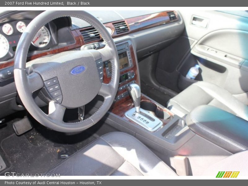 Black / Black 2007 Ford Five Hundred Limited
