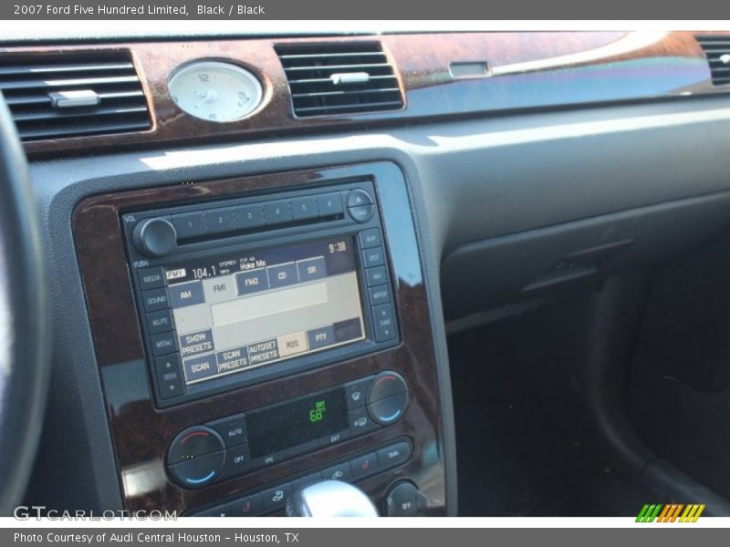 Black / Black 2007 Ford Five Hundred Limited