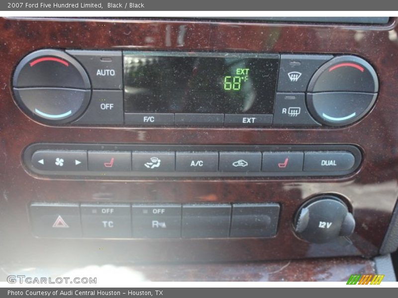 Black / Black 2007 Ford Five Hundred Limited