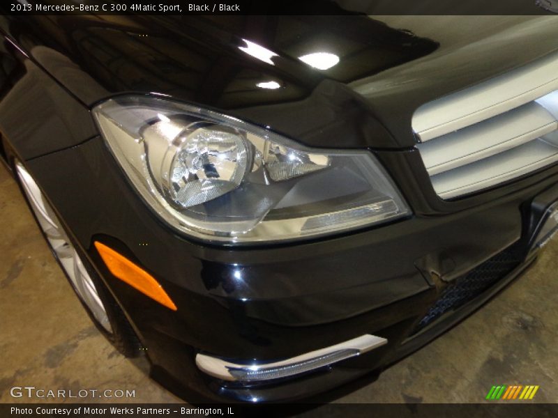 Black / Black 2013 Mercedes-Benz C 300 4Matic Sport