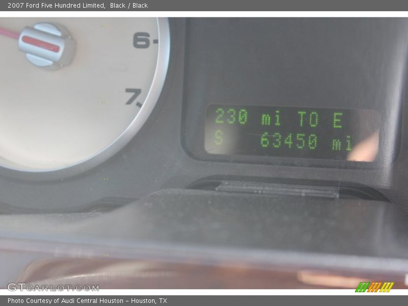 Black / Black 2007 Ford Five Hundred Limited