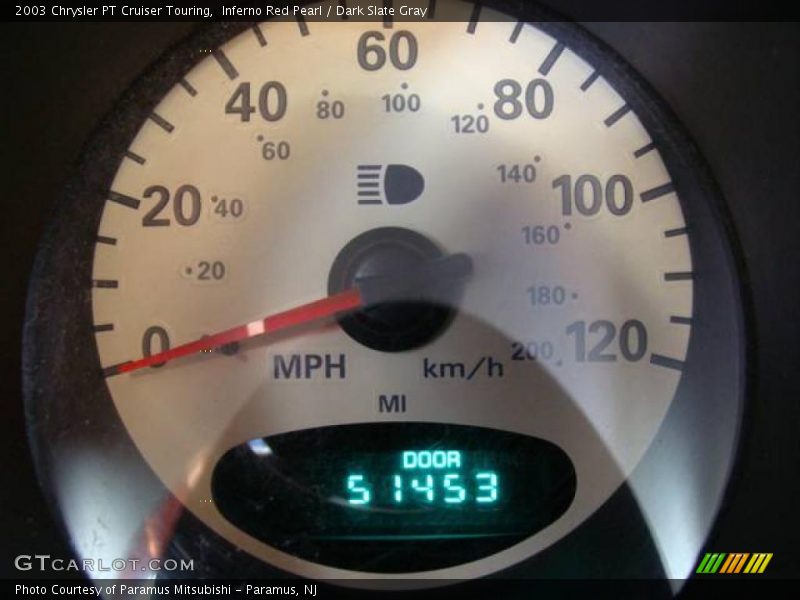 Inferno Red Pearl / Dark Slate Gray 2003 Chrysler PT Cruiser Touring