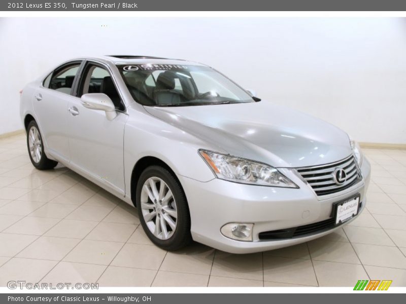 Tungsten Pearl / Black 2012 Lexus ES 350
