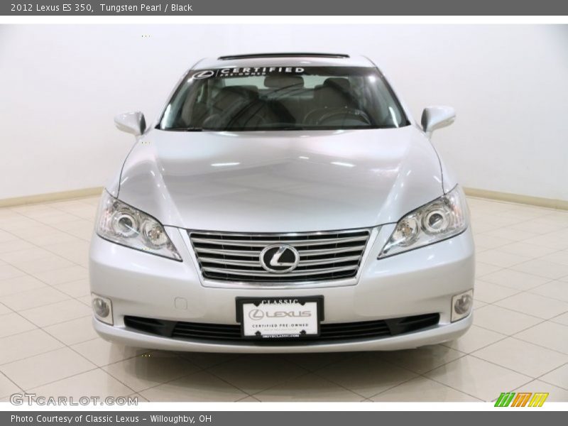 Tungsten Pearl / Black 2012 Lexus ES 350