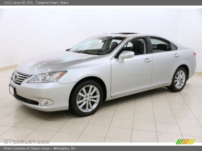 Tungsten Pearl / Black 2012 Lexus ES 350