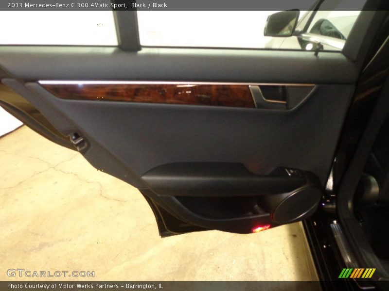 Black / Black 2013 Mercedes-Benz C 300 4Matic Sport