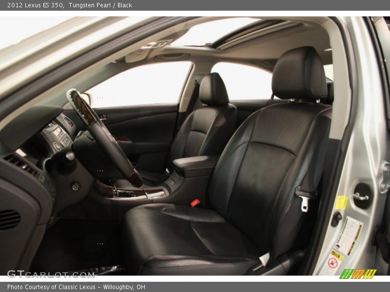 Tungsten Pearl / Black 2012 Lexus ES 350