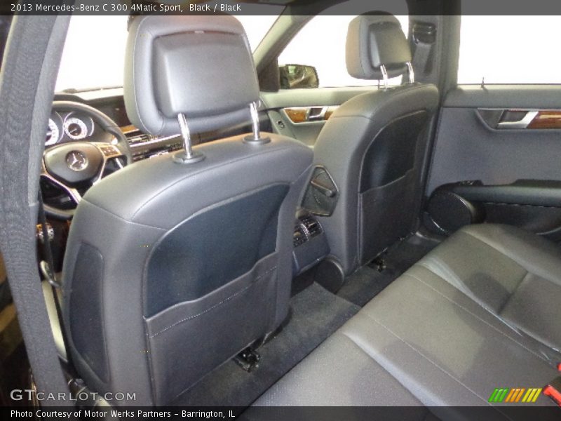 Black / Black 2013 Mercedes-Benz C 300 4Matic Sport