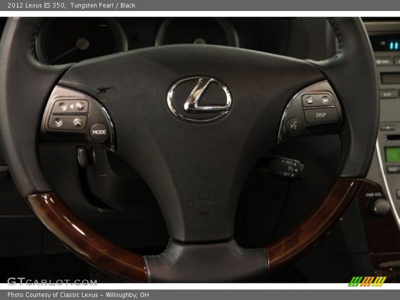 Tungsten Pearl / Black 2012 Lexus ES 350