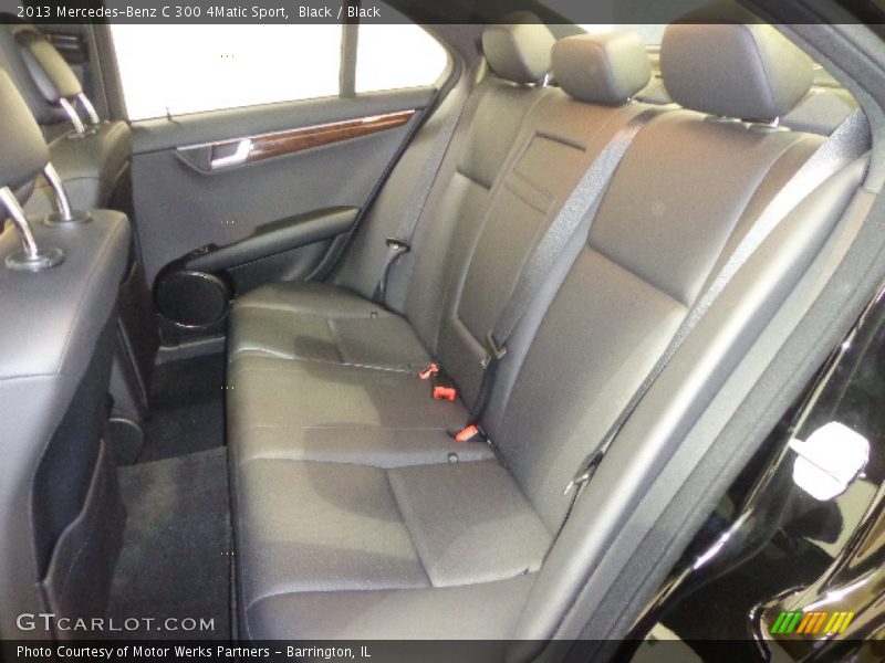 Black / Black 2013 Mercedes-Benz C 300 4Matic Sport